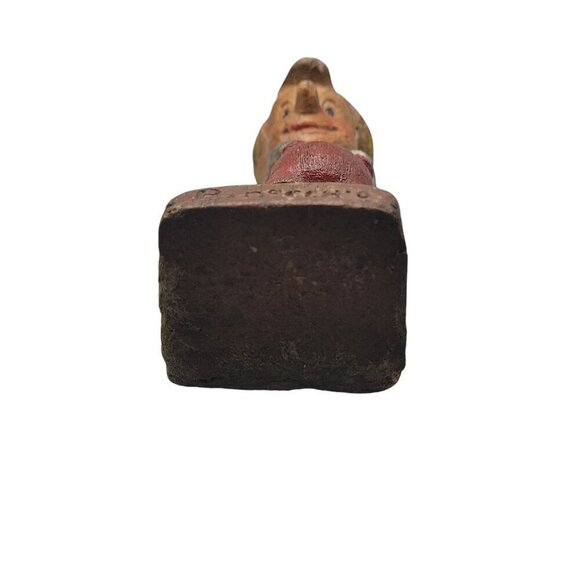 Walt Disney Prod 1940 Pinocchio Figurine Multi Products 5" Carved Wood Chicago - Picture 6 of 16